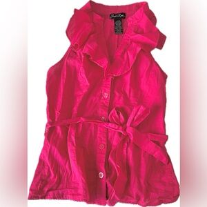 Susie Rose Sz. Junior Large (11/13) Hot Pink top